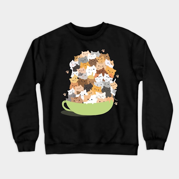 Sweet little Cub Kittens Crewneck Sweatshirt by Ketchup